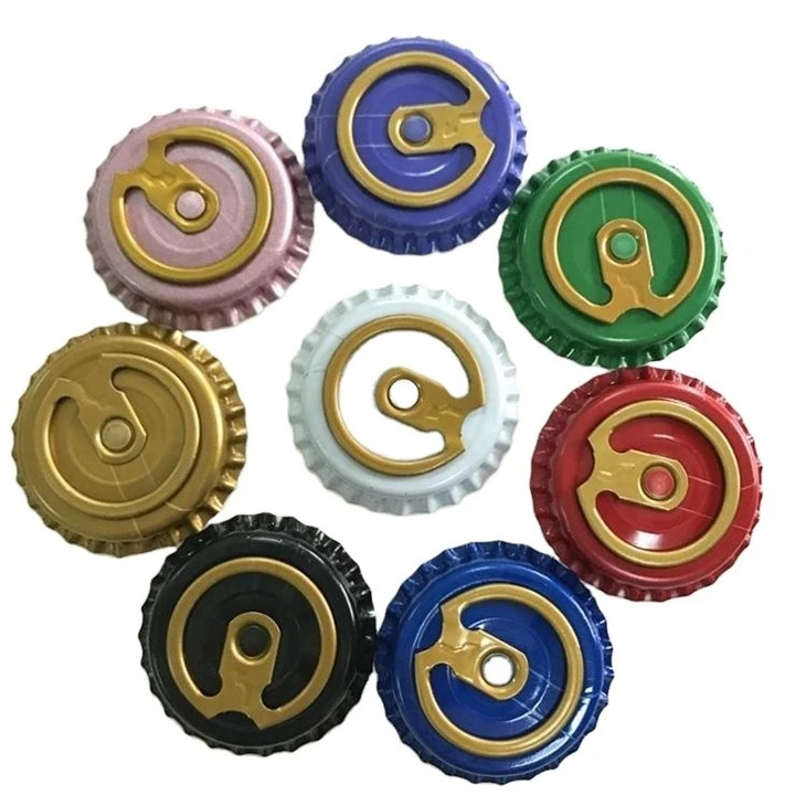 Sole Manufacturer New Product 26mm Beer Bottle Crown Cap Easy Open Beer Cap Bottle Cap Opener Ringtab Ring Pull Cap