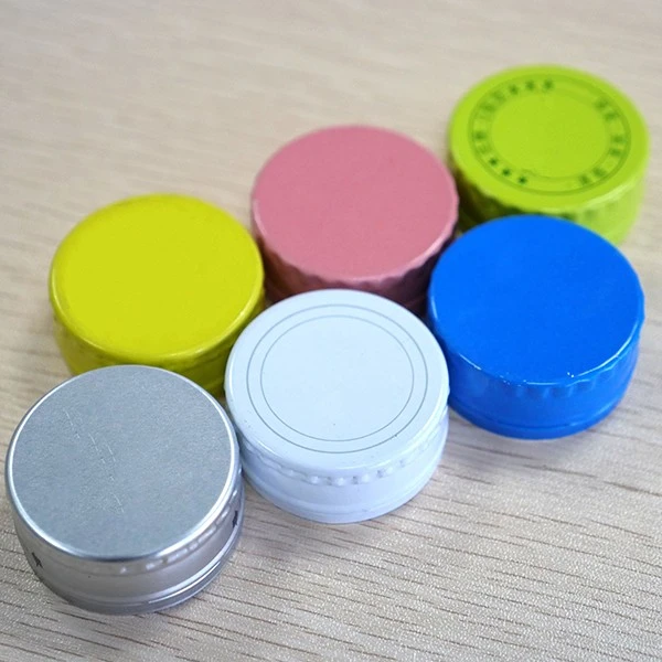 Water Screw Aluminum Bottle Caps 0.38 mm 74.7 mm For Spanish Type Glass Bottles Cans With Caps Metal Silver 40mm Gold Lid